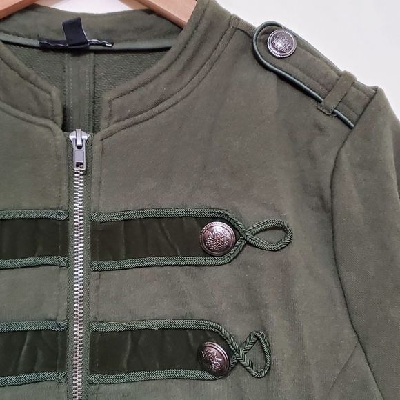 torrid Jackets & Coats Torrid Green Military Inspired Full Zip